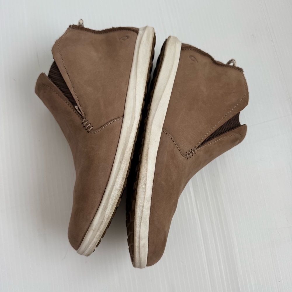 OluKai Women's Tan Hawai'iloa Manu Hope Waterproof Sneaker Boot (Women) - Picture 5 of 10